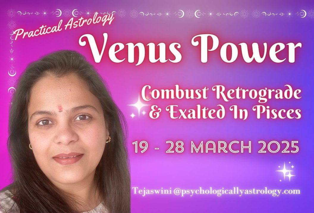 Venus energy: exalted retrograde and combust